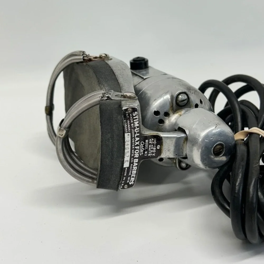 Vintage Oster Stim-U-Lax M3 Barber Massager Vibrator Machine Tested Working USA